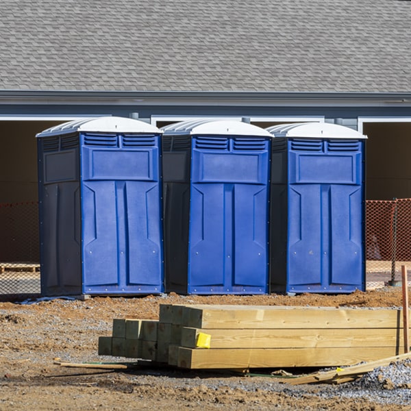 are there any restrictions on where i can place the porta potties during my rental period in Crockett Mills Tennessee